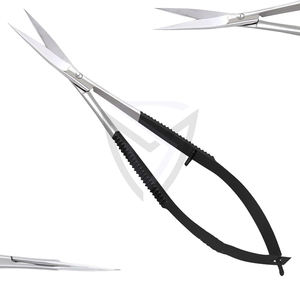 Ciseaux à ressort en acier inoxydable avec logo imprimé, nouvelle vente, meilleure prise en main, article frais, ciseaux à ressort - Product Image 1