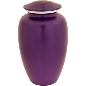 Venta caliente Stock listo para urna de cremación humana para adultos Urnas de cremación de color azul real Urna de cremación funeraria de metal - Product Image 5