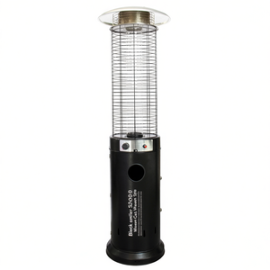 Calentador de Gas con Ruedas SA9500 Negro y Plateado, Estilo Hongo - Product Image 2