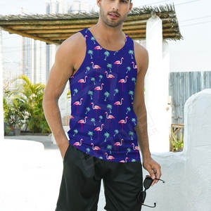 Street Wear Style Men Regular Wear Tank Tops/Patrón sólido y hombres ajustados Precio asequible Hombres Tank Tops - Product Image 5