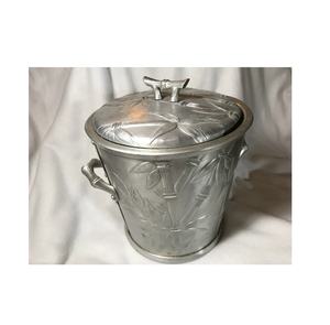 Cubo enfriador de hielo de champán de fiesta de aluminio personalizado diseño curvo con diseño de logotipo a costos razonables - Product Image 1