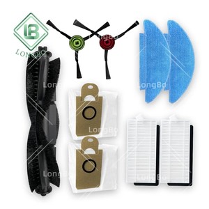 Rodillo Principal, Cepillo Lateral, Filtro HEPA, Paño de Limpieza, <span class=keywords><strong>Bolsa</strong></span> para Polvo, Accesorios Compatibles con Cecotec <span class=keywords><strong>Conga</strong></span> 7290 / 7490 Eternal Home Genesis X-Treme - Product Image 1