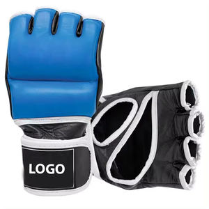 Gants de MMA professionnels de haute qualité, logo personnalisé, vente en gros, gants de grappling en cuir, gants de sparring, gants de boxe en PU, arts martiaux - Product Image 1