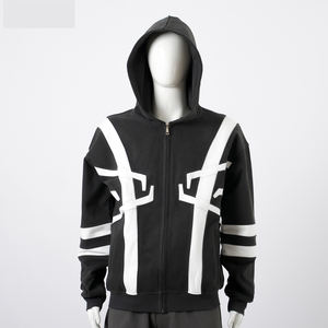 Sudadera con capucha extragrande de nuevo diseño de tela de algodón personalizada 500 Gsm con logotipo bordado/estampado para marca de invierno a pedido - Product Image 2