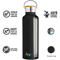 Gourde Isotherme Bouteille Isotherme 500ml Gourde INOX Bouche Gourde Sport Étanche Gourde Enfant sans BPA pour Sport Gym Voyage