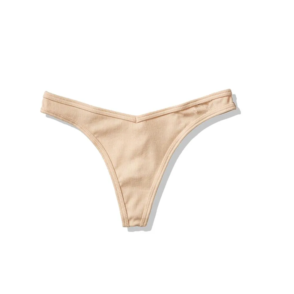 Bragas sin costuras para mujer, Tanga de cintura baja, ropa interior lisa Sexy