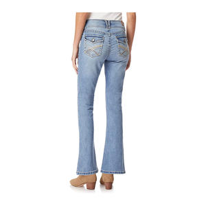 New Arrival Ladies Flare Jeans Pants Best Comfortable <b>Women's</b> Denim Pants Stretched Fabric Fashion Wear Jeans Pants For <b>Women</b> - Product Image 6