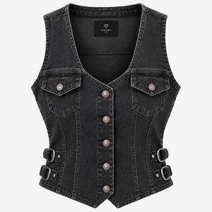 Fournisseur de vestes en jean pour femmes sur mesure, denim coton 350 g/m², production en gros sous marque privée pour les détaillants américains - Product Image 6
