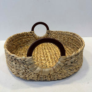 Panier de luxe en jacinthe d'eau écologique, design multifonctionnel, polyvalent, tolérance de haute précision, origine Vietnam Doanket - Product Image 4