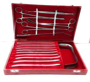 100% Quality Instruments Surgical Stainless Steel Surgery Sets With Lather Box <b>Kit</b> - Product Image 6