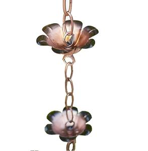 Chaîne de pluie Gouttière de descente Substitution Décoratif Jardin Eau de pluie Divertie Home Decor Blue Grid - Product Image 5