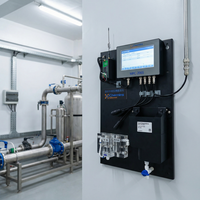Système de surveillance en ligne de l'eau potable EGM 200, analyseur multiparamètres, pH, chlore résiduel, turbidité, conductivité électrique, température