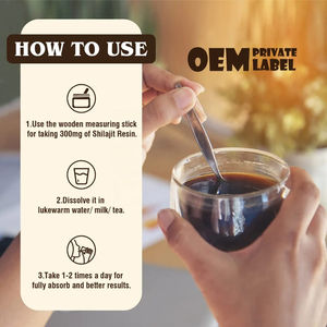 Resina de Shilajit del Himalaya de Grado Alimenticio al por Mayor, Alto Contenido de Ácido Fúlvico, Extracto Herbal Natural en Botella, OEM ODM - Product Image 3