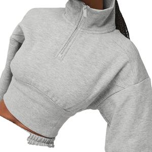 Sudaderas con Capucha para Mujer, Ajustadas, con Forro de Algodón, Lisas, para Otoño/Invierno, para Hacer Ejercicio, en Oferta - Product Image 3