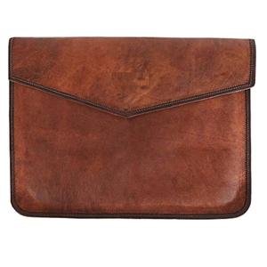 กระเป๋าหนังแท้ทรงสลิมสำหรับใส่ของดีไซน์ใหม่สำหรับผู้บริหารกระเป๋าใส่แล็ปท็อปบางทันสมัยมีสายสะพาย - Product Image 1