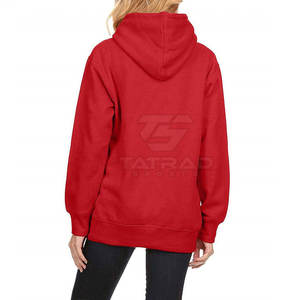 Sudadera Extra Grande de Invierno para Mujer, Estilo Urbano, 100% Algodón, Servicio OEM, Ligera, Transpirable, Ecológica, con Logotipo Personalizado - Product Image 4