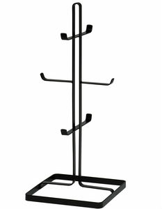 Antique black metal coffee mug holder stand for home kitchenware hotel <b>tabletop</b> kitchen counter made in india wholesale hot sell - Product Image 4