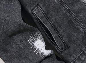 Man Jackets Breathable <b>Men</b> Denim Jackets Plus Size <b>Men</b> <b>Jeans</b> Jackets Made in Pakistan Custom Logo And Design - Product Image 5