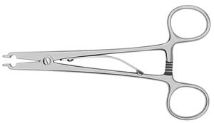 Ensemble d'instruments hémostatiques neurochirurgicaux manuels en acier inoxydable, pinces de Raney pour l'application et le retrait - Product Image 4