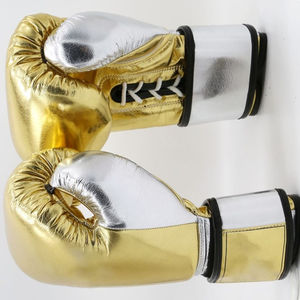 Vente flash Nouveaux gants de boxe Design haut de gamme Cuir de vachette de qualité supérieure Couleurs personnalisables Logo Évacuation de l'humidité Doigts complets Crochet - Product Image 5