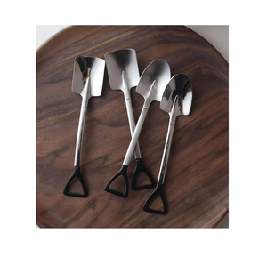 ช้อนตักของหวานแบบช้อนใช้ซ้ำได้ช้อนสแตนเลสแบบใช้ซ้ำได้เครื่องใช้บนโต๊ะอาหารสำหรับงานปาร์ตี้ที่บ้านสำนักงาน - Product Image 5