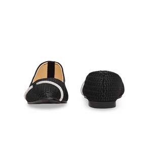 Escarpins noirs pour femmes WN0992 confortable en cuir de vache bout carré talons fermeture à enfiler conception anti-glissante pour le printemps été - Product Image 2