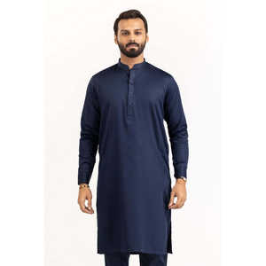 ผ้าฝ้ายสีน้ำเงินแบบไม่เย็บตะเข็บของเอเวดาสำหรับชุดเสื้อผ้าบุรุษ - Product Image 6