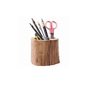 Handmade Wooden <b>Pen</b> Stand Desk <b>Holder</b> Organizer Elegant Stylish Storage for Office Home Study Perfect for Accessories - Product Image 2