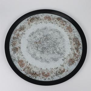 Assiette de charge en résine Blush Pearl aux tons chatoyants romantiques idéale pour les fiançailles et les anniversaires - Product Image 5