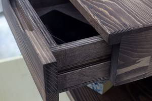 Mesita de noche de madera hecha a mano flotante moderna, almacenamiento de múltiples cajones, diseño ecológico para dormitorio, sala de estar, decoración de hogar y oficina - Product Image 5