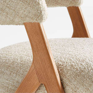 Sillón de comedor Vintage de alta calidad Cojín de tela de lujo de ocio con patas de metal Directo al por mayor del fabricante japonés - Product Image 3