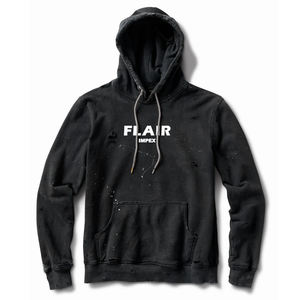 OEM personalizado 500gsm desgastado bordado peso pesado Zip Up Boxy recortada Sudadera con capucha de gran tamaño para los hombres - Product Image 1