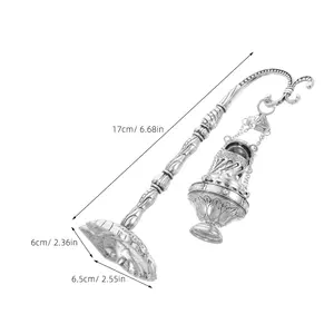 Quemador de Incienso Religioso Plateado en Diseño Elegante Personalizado, Difusor de Aromaterapia Natural Duradero para Fragancias y Atmósfera - Product Image 1