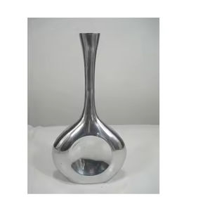 กระถางดอกไม้โลหะชุบเงินสำหรับตกแต่งบ้านและโรงแรมกระถางดอกไม้โลหะ - Product Image 4