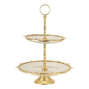 Premium 2-<b>Tier</b> <b>Cake</b> <b>Stand</b> for Special Occasions Modern 2-<b>Tier</b> <b>Cake</b> <b>Stand</b> for Stylish Dessert Tables - Product Image 2