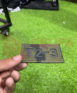 2025 Última colección Parches de tela cortados con láser personalizados Logotipo en forma de corazón de alta calidad para uso en sombreros Directo del fabricante - Product Image 2