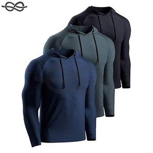 เสื้อวิ่งแขนยาวแบบสวมหัวแห้งสำหรับผู้ชายเสื้อออกกำลังกายฟิตเนสและยิมสำหรับออกกำลังกายและกิจกรรมกีฬา - Product Image 1