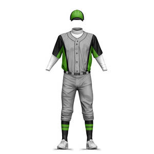 Produit le plus vendu, uniforme de baseball, tenue d'équipe professionnelle, ensemble maillot et pantalon de baseball de couleur unie - Product Image 2