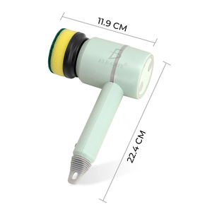 Spazzola Elettrica Ricaricabile per Pulizia, in Plastica, per Casa e Auto, Pulitore per Pavimenti, Bagno, Cucina, Design Ergonomico, Uso Versatile - Product Image 3