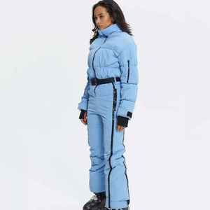 Traje de Esquí Profesional Personalizado de una Pieza, Reversible, Impermeable, Cortavientos, Cálido, 100% Algodón, Chaqueta de Esquí Holgada para Hombre y Mujer - Product Image 1