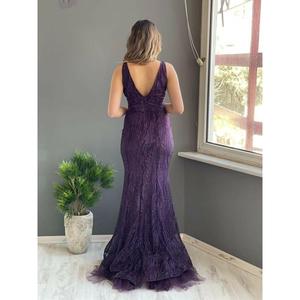 Abito da sera in Tulle a pois da donna con stelle An38838 38838 - Product Image 3