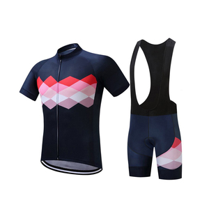 Trajes de ciclismo personalizados de alto rendimiento para hombres y mujeres, conjunto de pantalones cortos con pechera de secado rápido, proveedor OEM ODM - Product Image 3