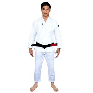 Kimono de Jiu Jitsu Brasileño Blanco, Tejido Pearl Weave, Ligero, Uniforme de Entrenamiento y Competición de BJJ, Chaqueta de 400G, Pantalones Ripstop de 10oz - Product Image 2