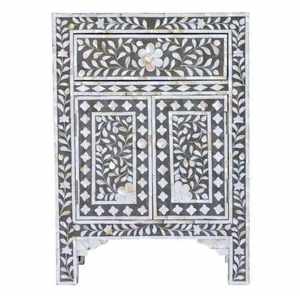 Table à tiroirs moderne en incrustation d'os artisanale, meubles indiens faits à la main pour la chambre à coucher, le salon et l'entrepôt, armoires de haute qualité - Product Image 5
