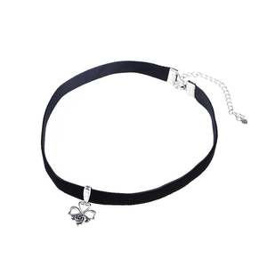 Jeulia Flowering of the Heart Pearl Diamond <b>Choker</b> Necklace for Wedding Party - Product Image 3