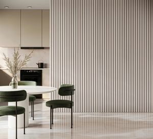 Deco ses kavisli Bar akustik duvar paneli yarı yuvarlak ahşap ses geçirmez Panel - Product Image 2