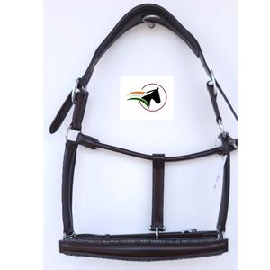 ผลิตภัณฑ์นักแข่งม้าจากอินเดียแบบมีเชือกผูกคอจมูกทรงโคนและคริสตัลบอลที่จมูกและฮาร์ดแวร์คุณภาพสูงจากอังกฤษ - Product Image 2