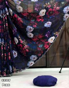 Tendance tenue de haute qualité Saree doux et lisse en mousseline de soie sans poids imprimé numérique Floral Srisoki Work Blouse avec à vendre - Product Image 6