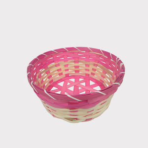 Cestas de almacenamiento de bambú coloridas súper baratas artesanías de Vietnam para vacaciones de Navidad y regalos - Product Image 1