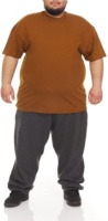 T-shirt en coton grande taille pour hommes en vrac T-shirts surdimensionnés légers à manches courtes et hautes